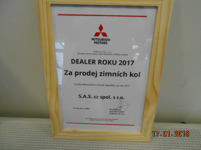 Diplom dealer roku 2017